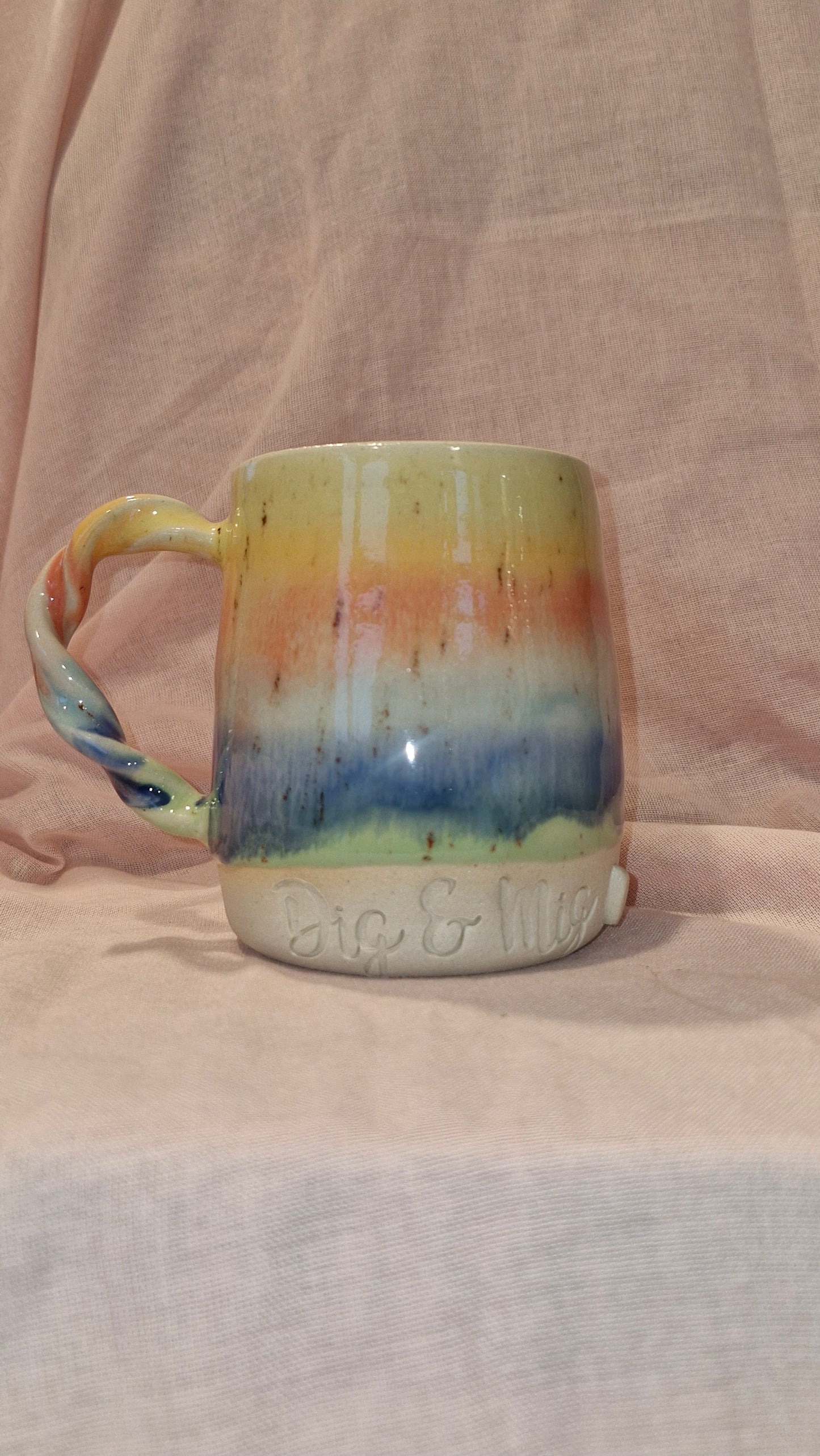 Dig og mig - regnbue kop