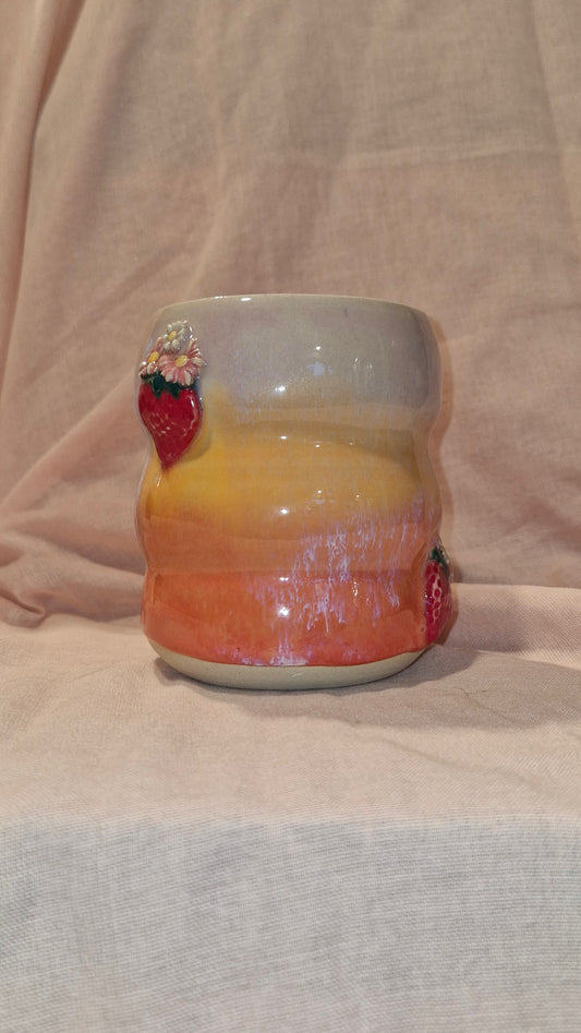 Jordbær - bølgekop