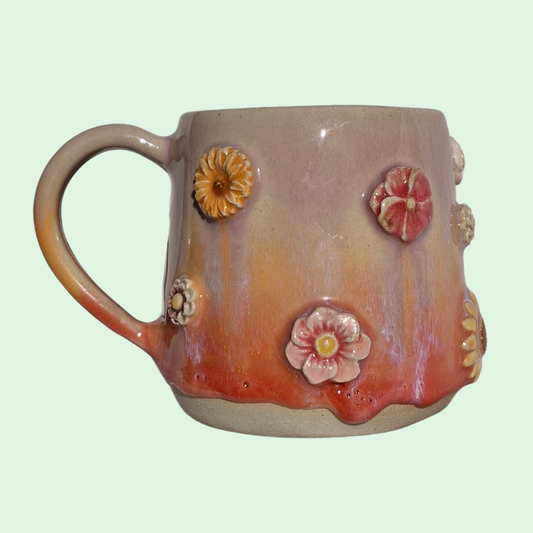 Let vækst blomster kop