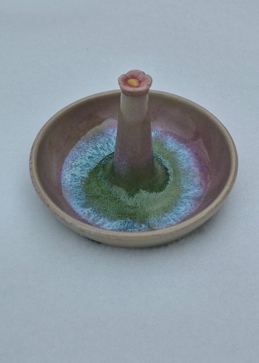 Smykke skål med ringholder