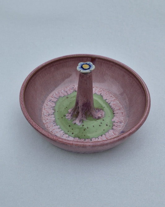 Smykke skål med ringholder