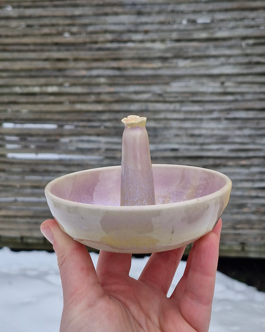 Smykke skål med ringholder